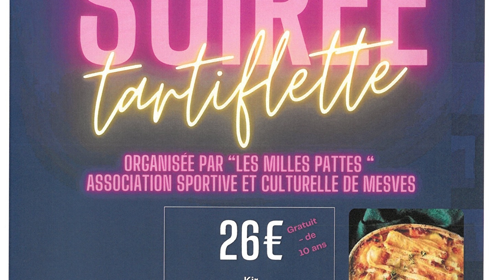 Soirée tartiflette