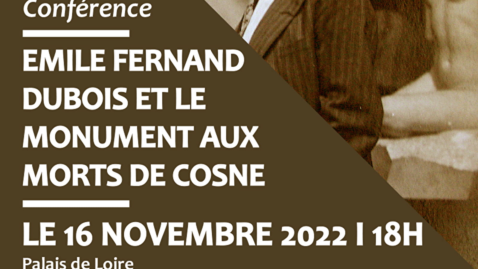 Conférence : Fernand-Dubois et les monuments aux morts de Cosne

