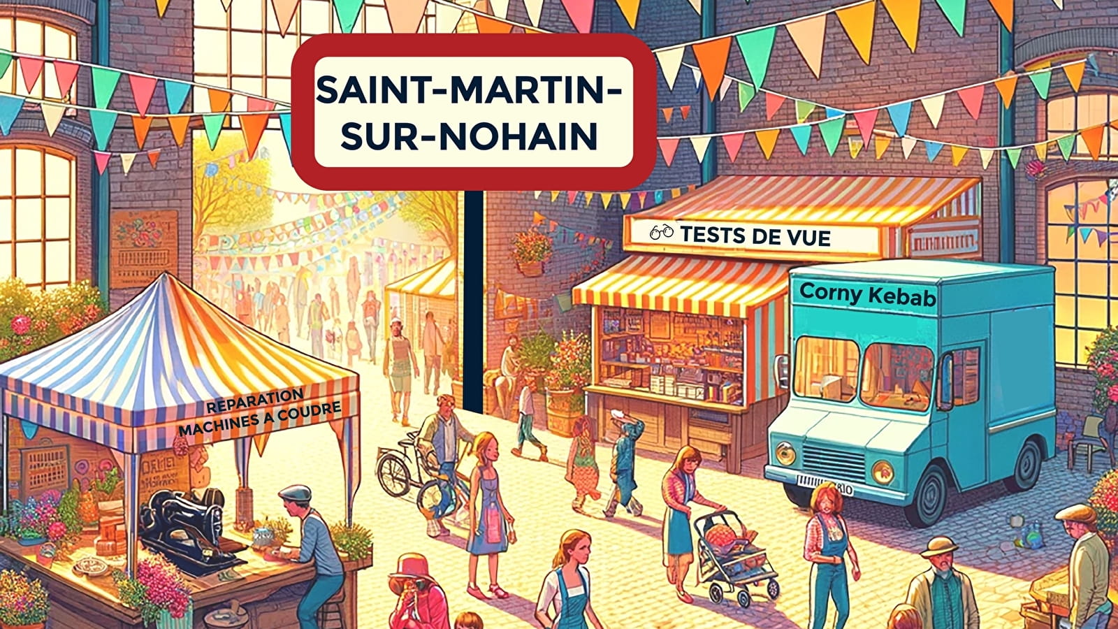 Fête de village à Saint-Martin-sur-Nohain